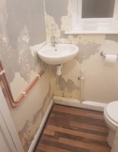 Unfinished Bathroom Sink